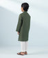 Like Father Like Son Olive Boys Kurta